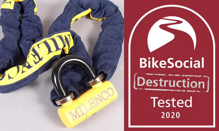 Full destruction test review of the Milenco Coleraine 9mm chain and Dundrod U-Lock – is this portable, lightweight security option worth buying?
